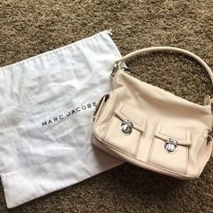 Hobo Multi Pocket Off White Leather Shoulder